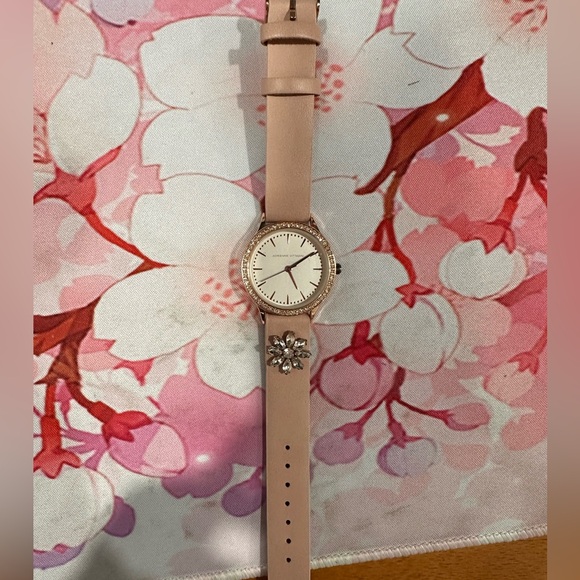 Adrienne Vittadini Collection Women’s Crystal Watch - Picture 1 of 4